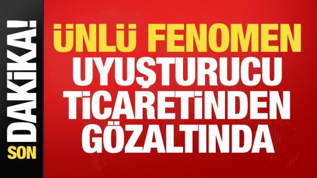&Uuml;nl&uuml; fenomen Mesut Can Tomay uyuşturucu operasyonunda g&ouml;zaltına alındı