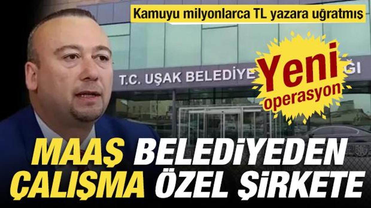 Uşak'ta belediyede sigortalı g&ouml;sterilip &Ouml;zkan Yalım'ın şirketinde &ccedil;alışanlara operasyon
