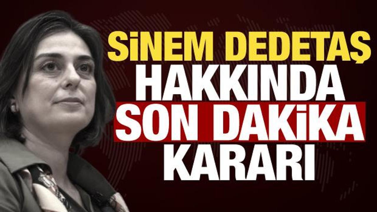 &Uuml;sk&uuml;dar Belediye Başkanı Sinem Dedetaş g&ouml;revden uzaklaştırıldı