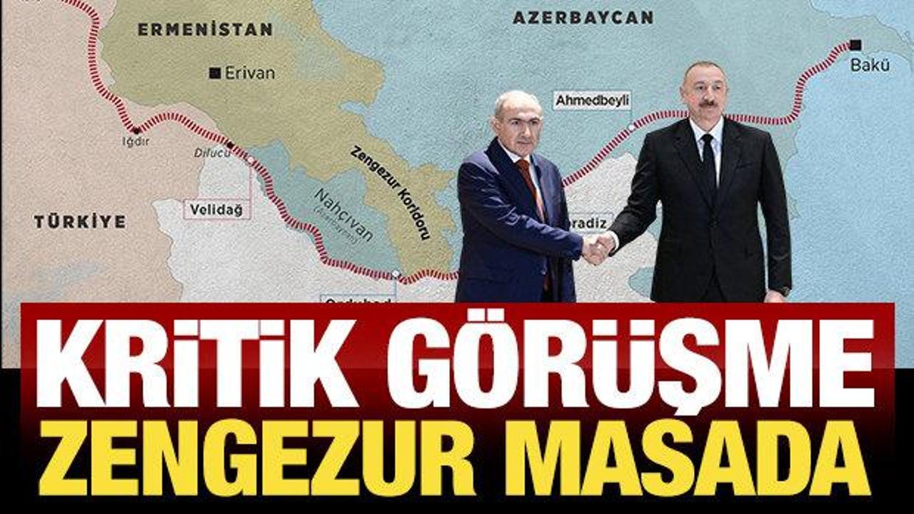 Azerbaycan ve Ermenistan arasında kritik g&ouml;r&uuml;şme: Zengezur masada