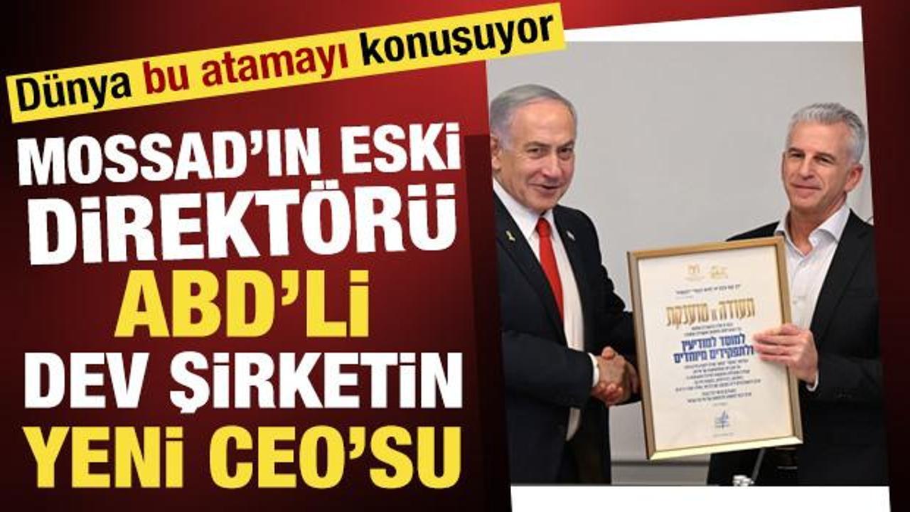 D&uuml;nya bu atamayı konuşuyor: Mossad'ın eski direkt&ouml;r&uuml; Barnea ABD'li şirketin CEO'su oldu