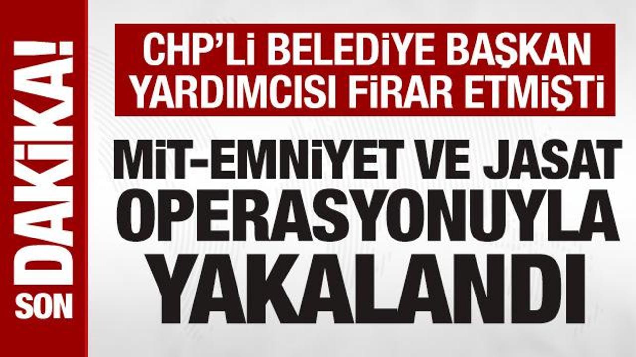 Firari Menderes Belediye Başkan Yardımcısı R&uuml;zgar S&ouml;nmez yakalandı