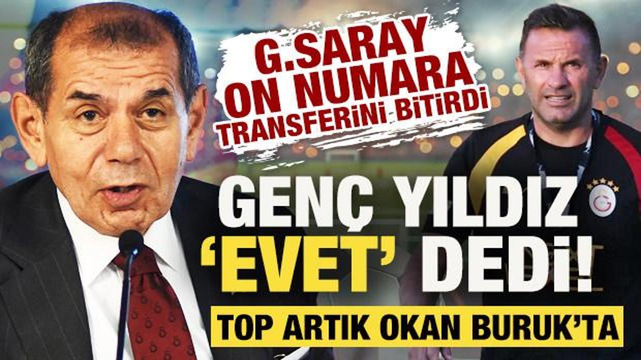Galatasaray on numara transferini bitirdi! Oyuncu 'evet' dedi: Karar artık Okan Buruk'ta
