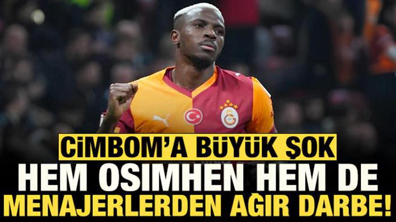 Galatasaray'a b&uuml;y&uuml;k şok! Hem Victor Osımhen'den hem de menajerlerden darbe