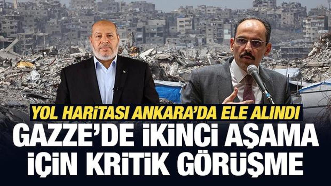 Gazze&rsquo;de ikinci aşama i&ccedil;in kritik g&ouml;r&uuml;şme: Yol haritası Ankara&rsquo;da ele alındı