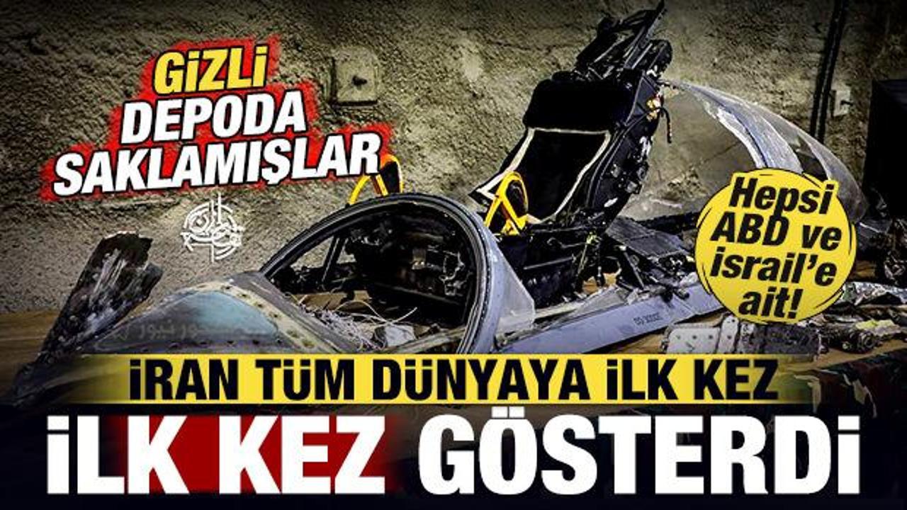 İran tüm dünyaya ilk kez gösterdi! Gizli depo saklamışlar! Hepsi ABD ve İsrail'e ait