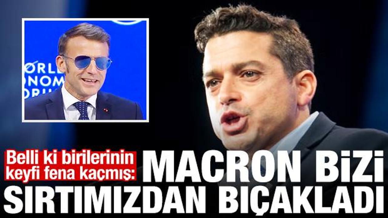 İsrailli Bakan: Macron bizi sırtımızdan bı&ccedil;akladı