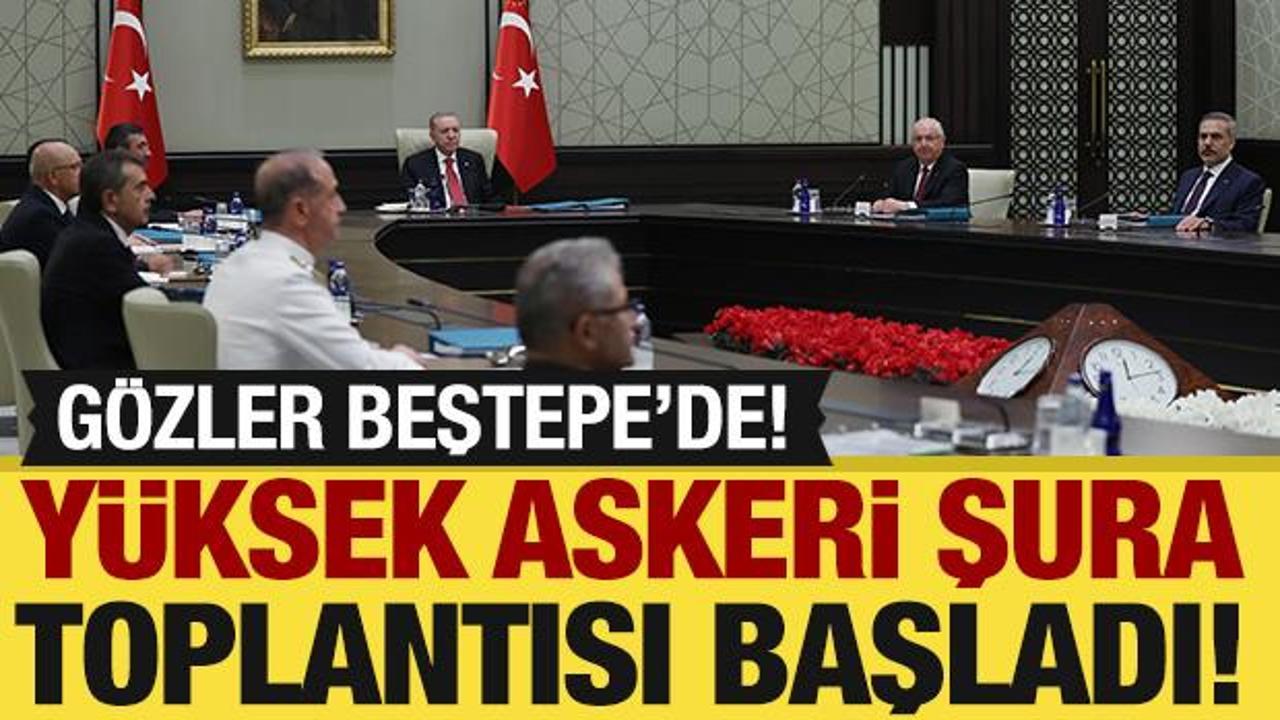 Kritik toplantı başladı! G&ouml;zler Beştepe'de: TSK'da terfi ve atama kararları verilecek