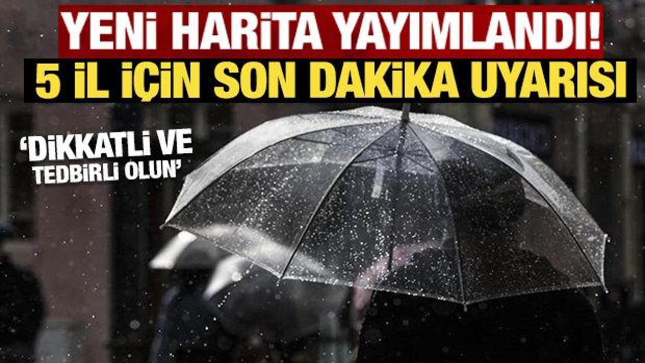 Meteoroloji’den 5 ile son dakika uyarısı! Dikkatli ve tedbirli olun Meteoroloji’den 5 ile son dakika uyarısı! Dikkatli ve tedbirli olun