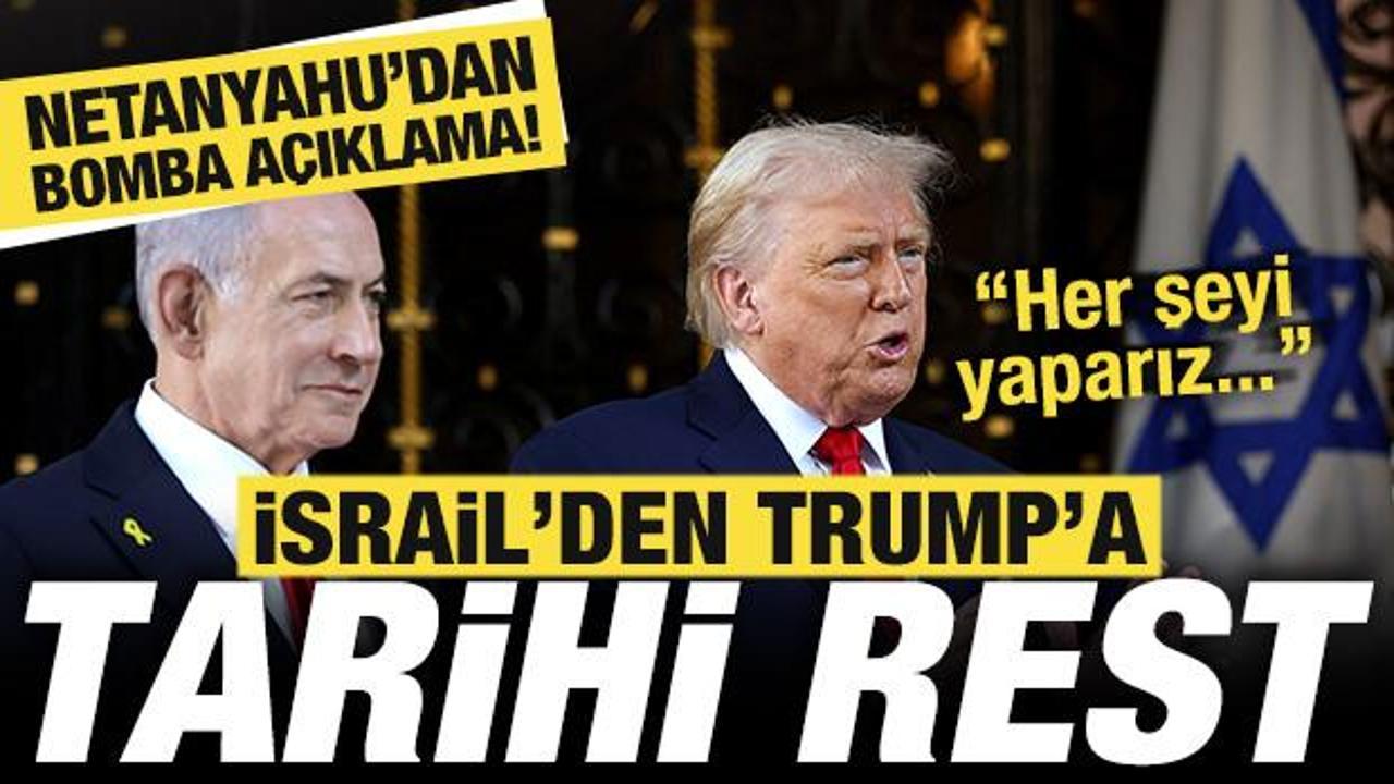Netanyahu'dan son dakika a&ccedil;ıklaması! İsrail'den Trump'a tarihi rest: Her şeyi yaparız!
