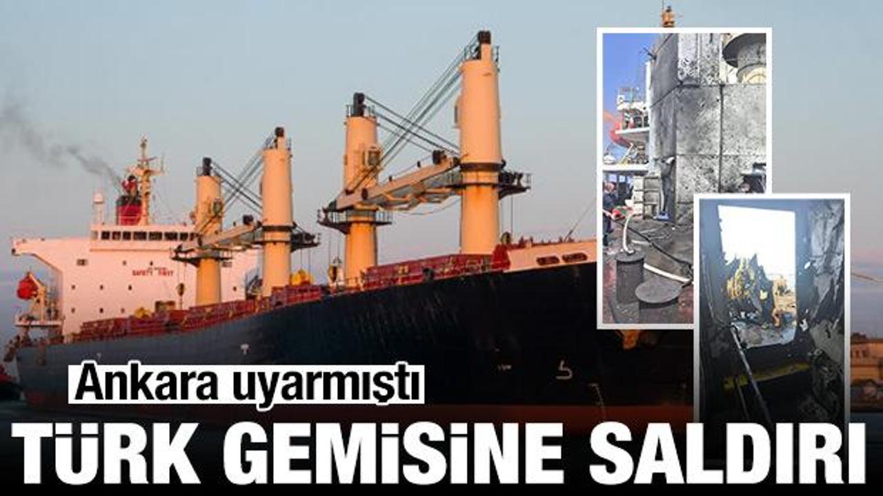 Rusya açıklarında Türk gemisine İHA saldırısı Rusya açıklarında Türk gemisine İHA saldırısı