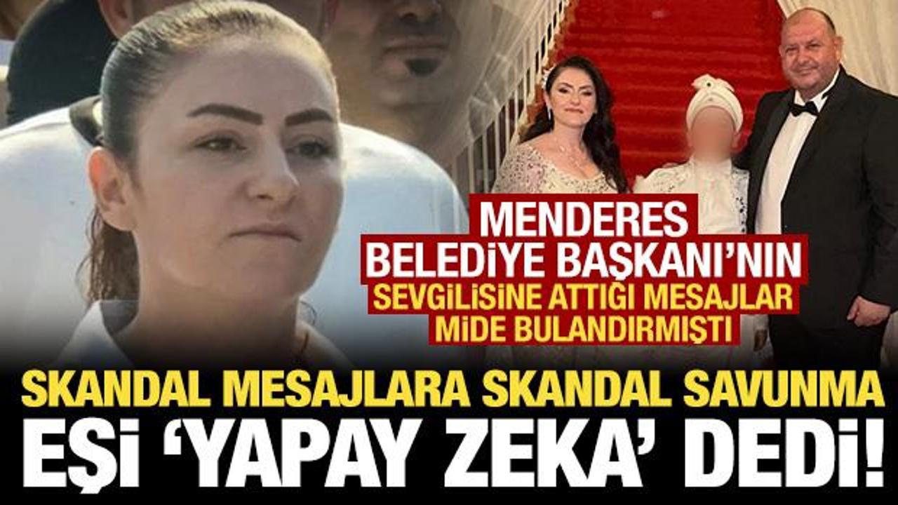 Skandal mesajları ortaya &ccedil;ıkmıştı: Menderes Belediye Başkanı &Ccedil;i&ccedil;ek'in eşinden ilk yorum!