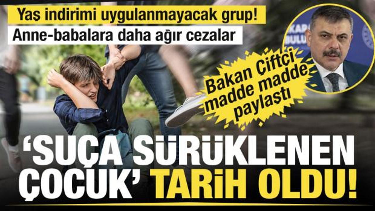 'Su&ccedil;a s&uuml;r&uuml;klenen &ccedil;ocuk' tarih oldu! Bakan &Ccedil;ift&ccedil;i'den &Ccedil;ocuk Koruma Kanunu a&ccedil;ıklaması
