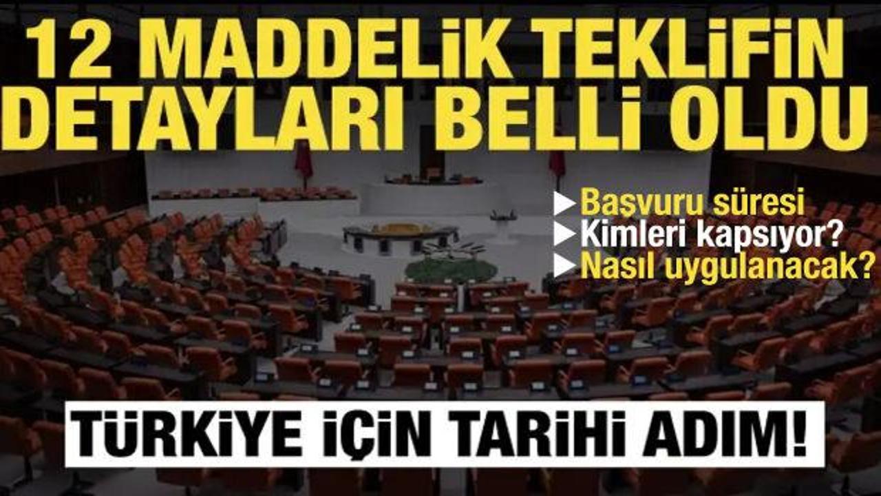 T&uuml;rkiye'de tarihi g&uuml;n! 12 maddelik &ccedil;er&ccedil;eve yasanın detayları belli oldu