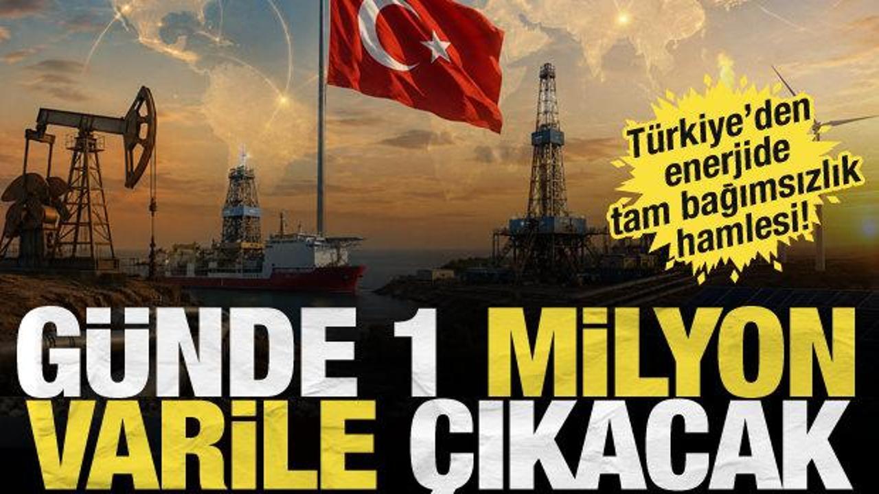 T&uuml;rkiye'den dev enerji hamlesi! Hedef 2050'de tam bağımsızlık