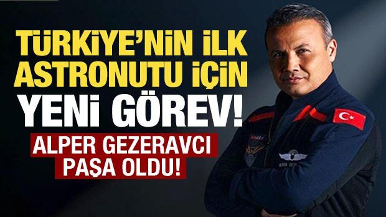 T&uuml;rkiye'nin ilk astronotu Alper Gezeravcı tuğgeneralliğe terfi etti
