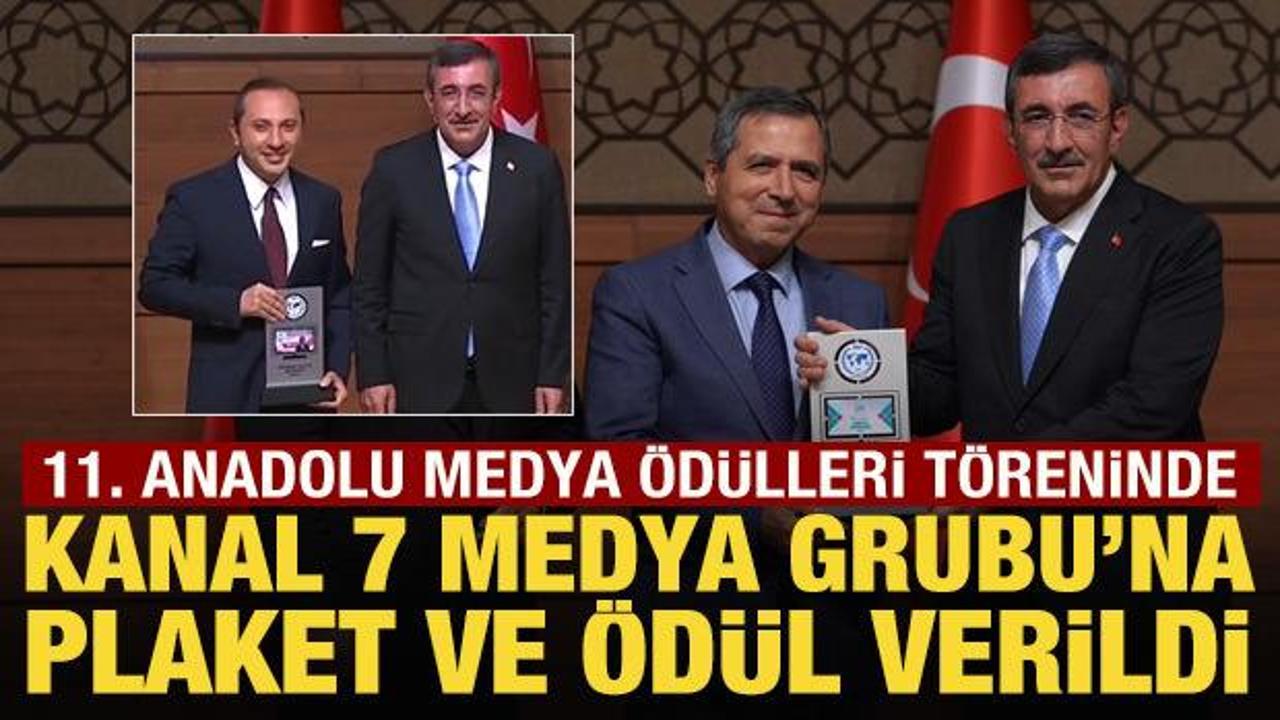 &ldquo;11. Anadolu Medya &Ouml;d&uuml;lleri&rdquo; sahiplerini buldu: Kanal 7 Medya Grubu'na plaket ve &ouml;d&uuml;l