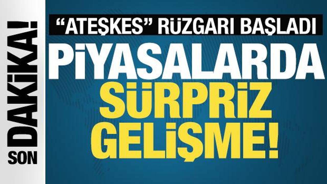 Altın y&uuml;kseldi, petrol d&uuml;şt&uuml;! Piyasalarda "Ateşkes" r&uuml;zgarı