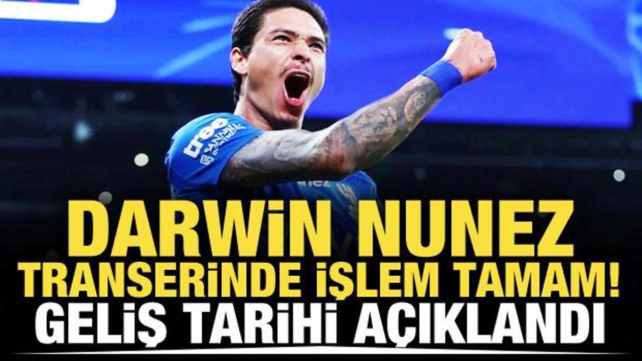 Anlaşma sağlandı! Trabzonspor Darwin Nunez'i T&uuml;rkiye'ye getiriyor