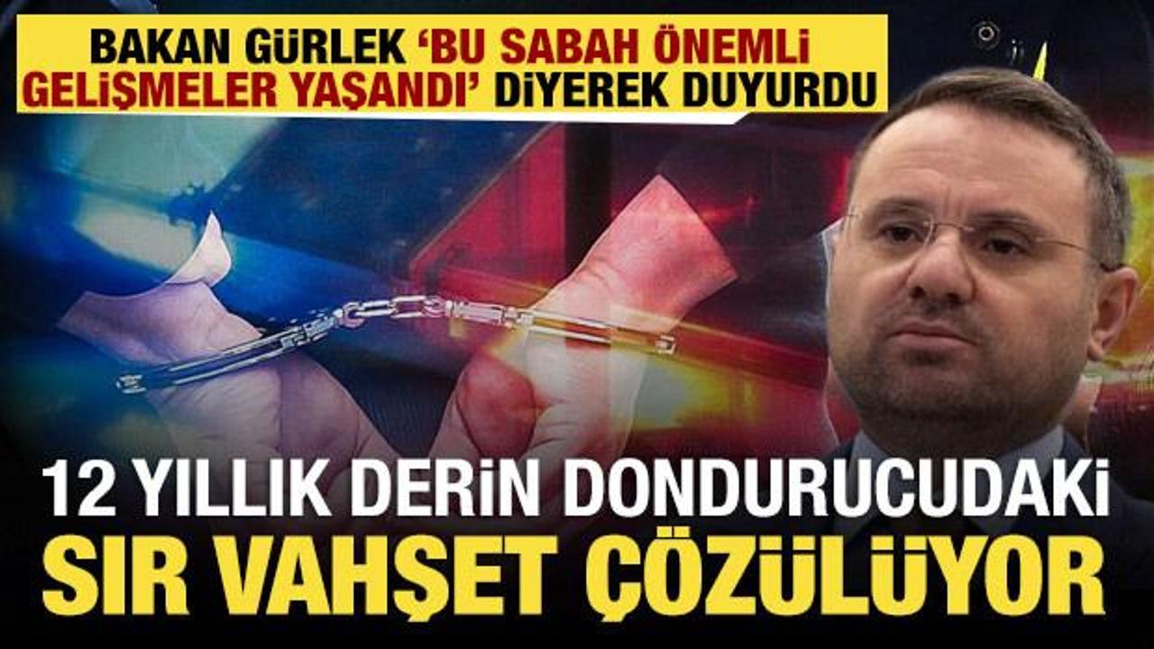 Bakan G&uuml;rlek duyurdu: 4 ayda 35 faili me&ccedil;hul cinayet aydınlatıldı
