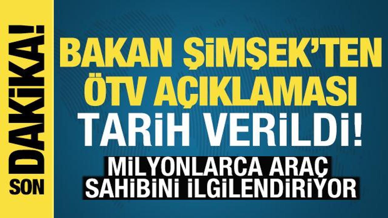 Bakan Şimşek: Ağustos ayının kalanında motorinde &Ouml;TV&rsquo;yi sıfırlıyoruz