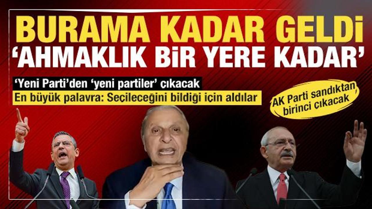 Can Ataklı&rsquo;dan doğru tespit: Ahmaklık bir yere kadar! Yeni Parti&rsquo;nin yeni partileri