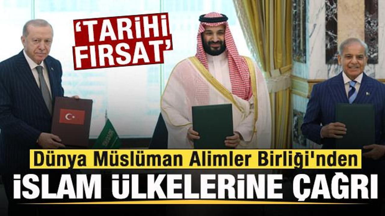 D&uuml;nya M&uuml;sl&uuml;man Alimler Birliği'nden İslam &uuml;lkelerine Mekke anlaşması &ccedil;ağrısı