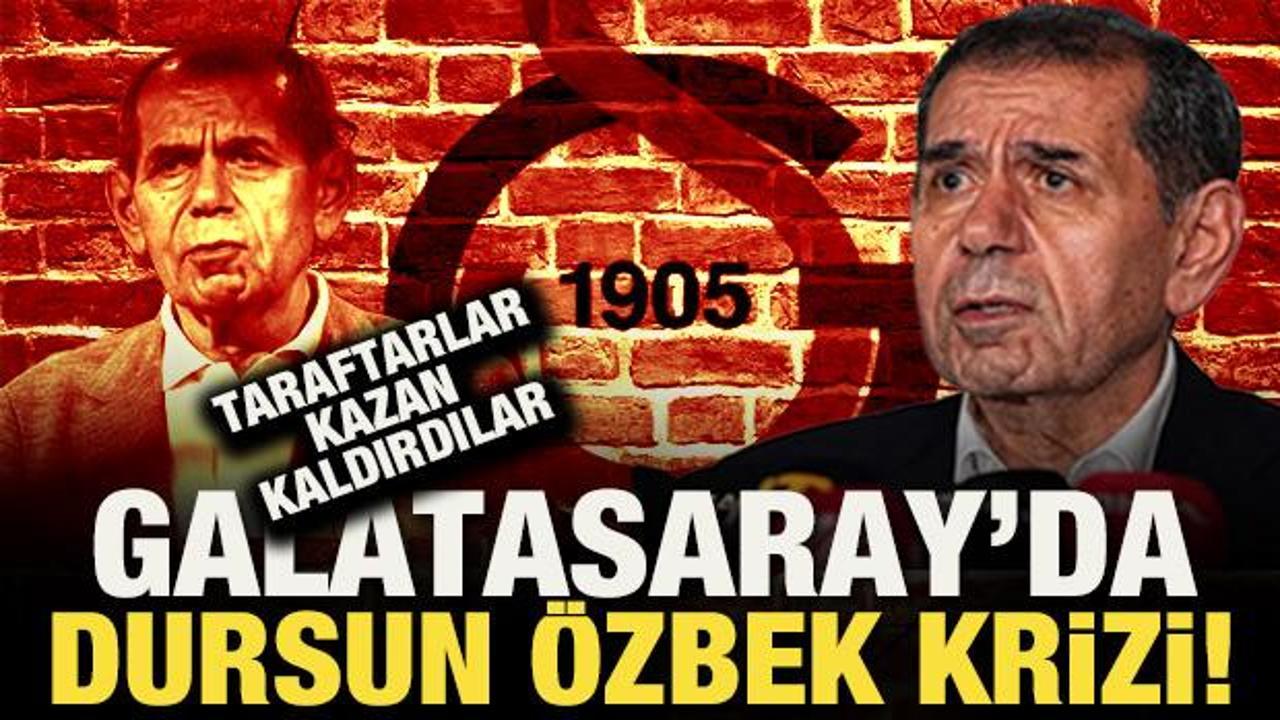 Galatasaray'da Dursun &Ouml;zbek krizi! Ortalık ayağa kalktı