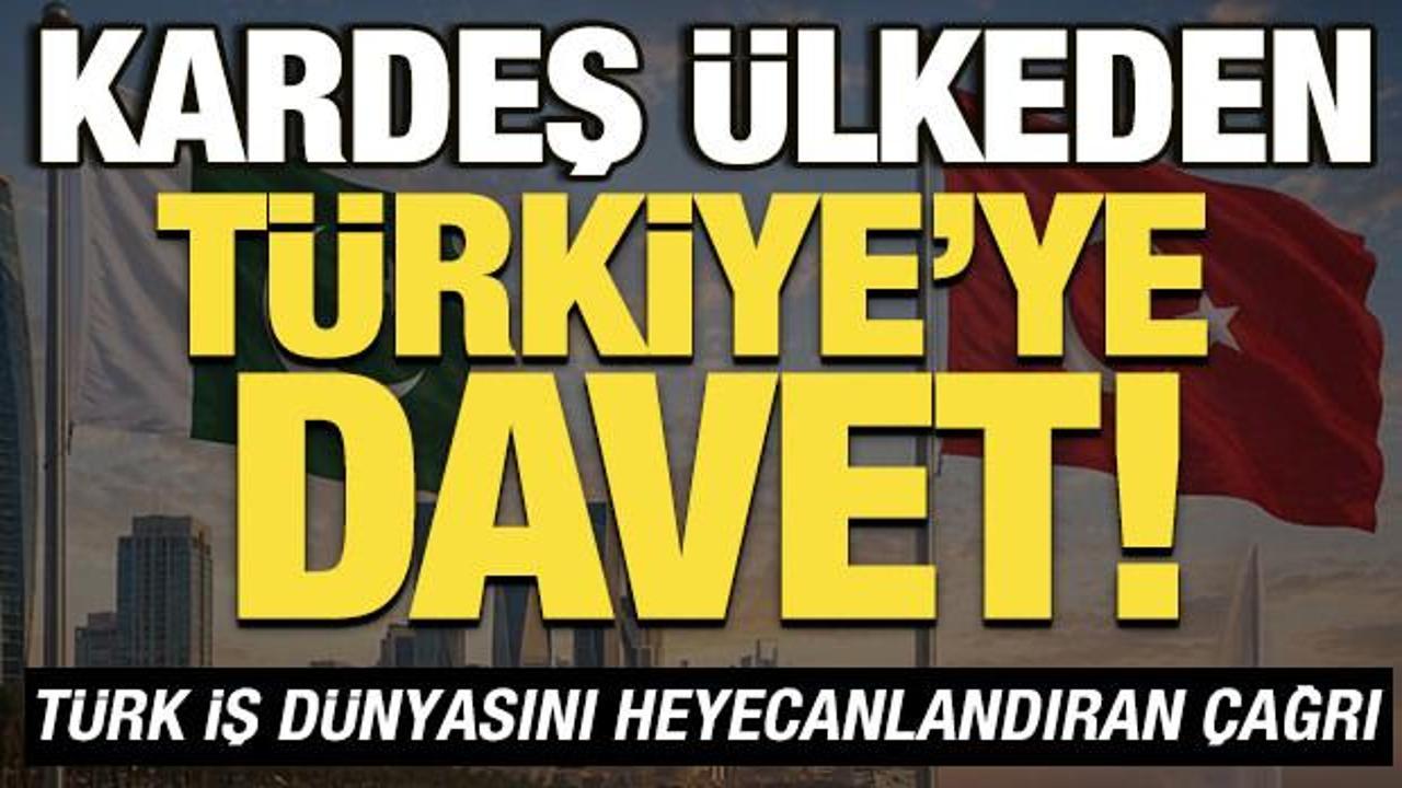 Kardeş &uuml;lkeden T&uuml;rkiye'ye davet! T&uuml;rk iş d&uuml;nyasını heyecanlandıran &ccedil;ağrı