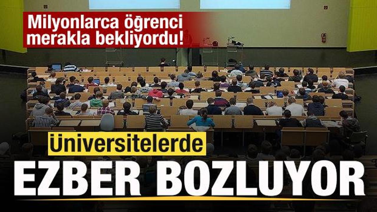 Milyonlarca &ouml;ğrenci merakla bekliyordu! &Uuml;niversitelerde ezber bozacak d&uuml;zenleme!