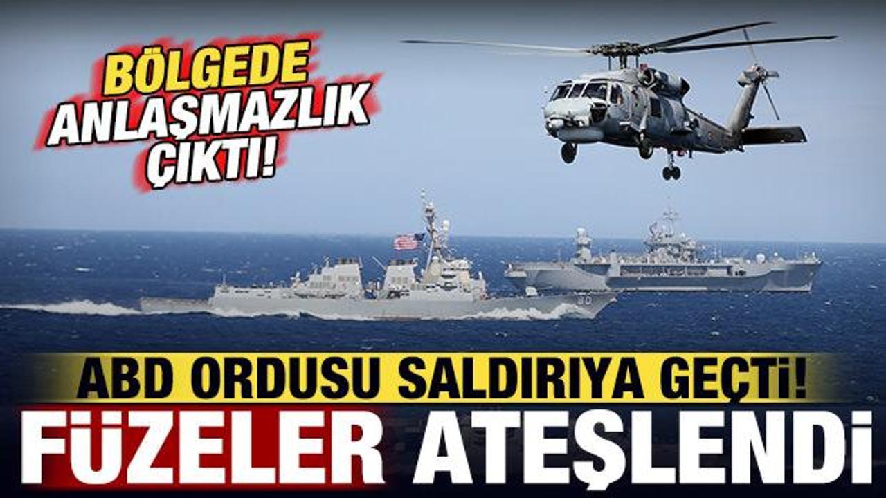 Son dakika: Bölgede anlaşmazlık çıktı! ABD ordusu saldırıya geçti! Füzeler ateşlendi Son dakika: Bölgede anlaşmazlık çıktı! ABD ordusu saldırıya geçti! Füzeler ateşlendi