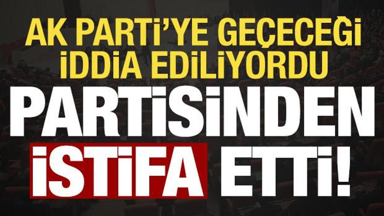 Son dakika haberi: İYİ Parti Milletvekili Mehmet Mustafa G&uuml;rban partisinden istifa etti!