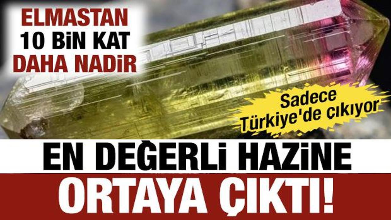 T&uuml;rkiye&rsquo;nin gizli hazinesi ortaya &ccedil;ıktı! Elmastan 10 bin kat daha nadir: Başka yerde yok