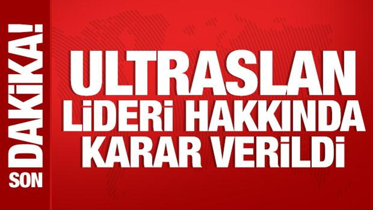 UltrAslan lideri Muzaffer Şirin hakkında karar verildi UltrAslan lideri Muzaffer Şirin hakkında karar verildi