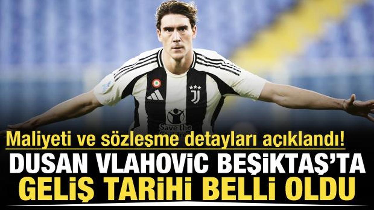 Vlahovic Beşiktaş'ta! Yıldız golc&uuml;n&uuml;n İstanbul'a geliş tarihi belli oldu