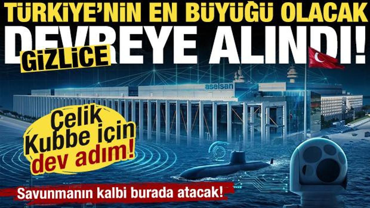 &Ccedil;elik Kubbe i&ccedil;in dev adım: T&uuml;rkiye'nin en b&uuml;y&uuml;k savunma tesisi gizlice devreye alındı!