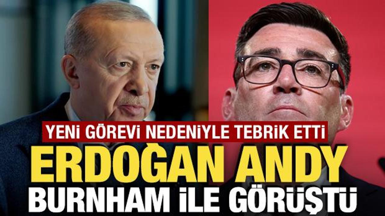 Cumhurbaşkanı Erdoğan Birleşik Krallık Başbakanı Burnham ile g&ouml;r&uuml;şt&uuml;