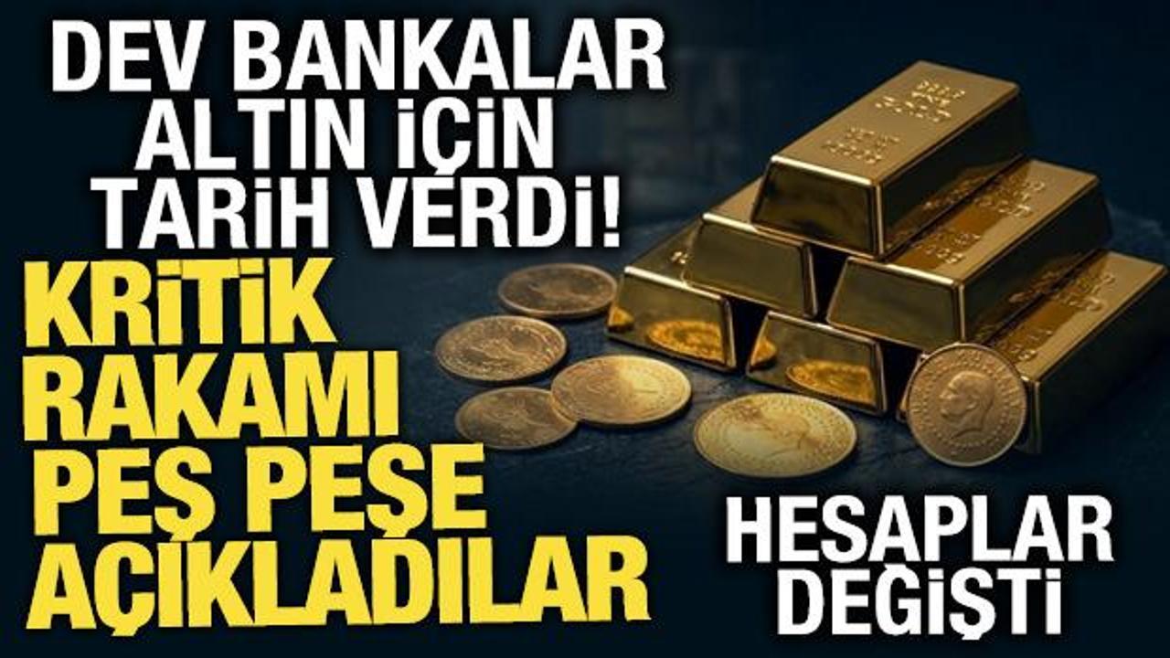 D&uuml;nya devlerinden yeni altın tahmini: 2027 yılı i&ccedil;in 5 bin 600 dolar masada