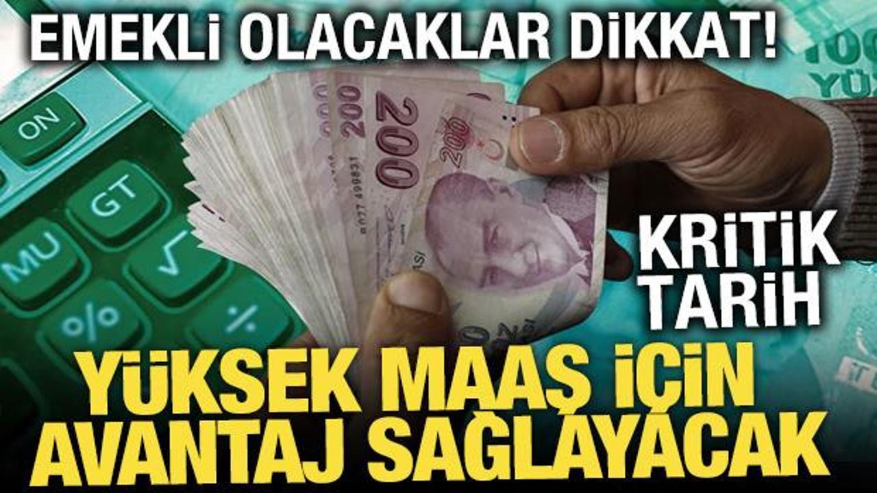 Emekli adayları i&ccedil;in kritik tarih: Dilek&ccedil;eyi 2026'da verenler kazan&ccedil;lı &ccedil;ıkacak