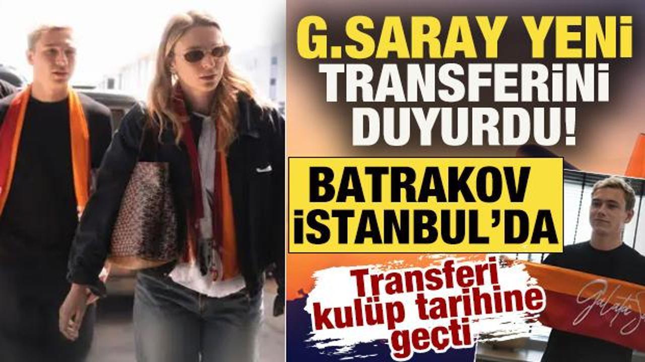 Galatasaray, Batrakov'u duyurdu! Rus yıldız İstanbul'a geldi: Transfer tarihe ge&ccedil;ti