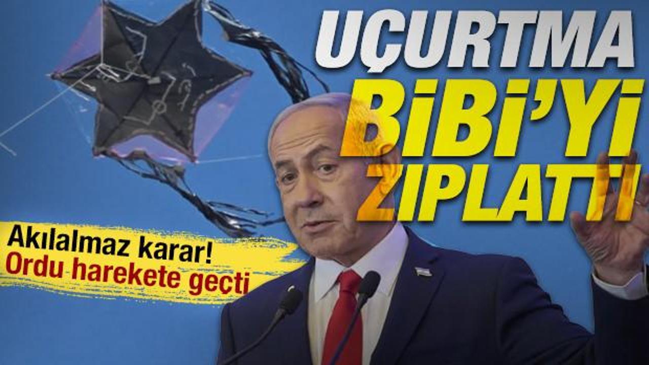 Gazze'den u&ccedil;urulan u&ccedil;urtmalar İsrail'i alarma ge&ccedil;irdi: Netanyahu'dan s&uuml;rg&uuml;n tehdidi
