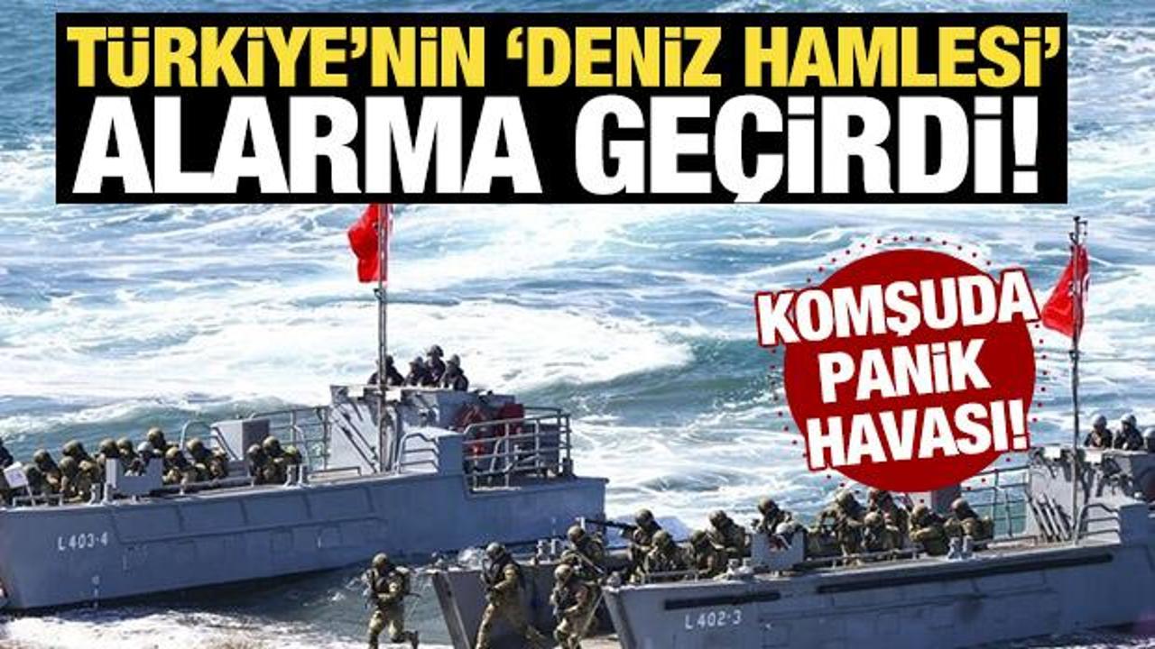 Komşuda panik havası! T&uuml;rkiye'nin 'Deniz hamlesi' alarma ge&ccedil;irdi