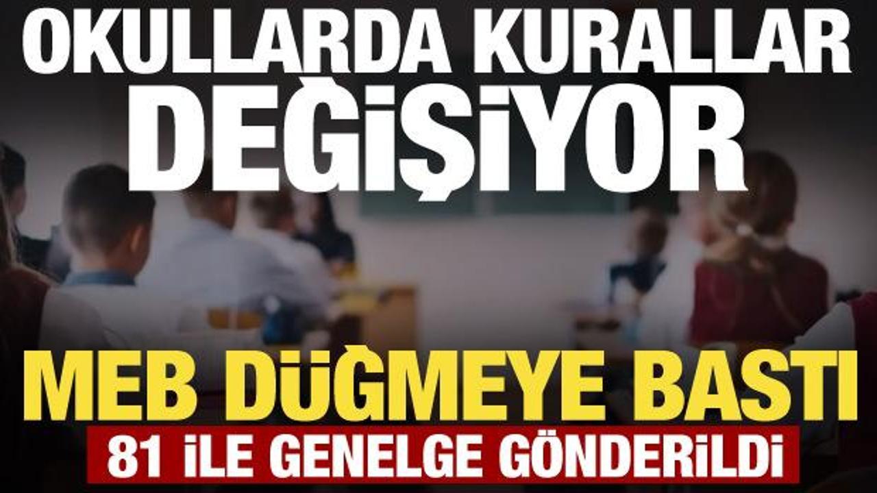 MEB&rsquo;den yeni eğitim yılı kararı! Okullarda yeni d&ouml;nem başlıyor
