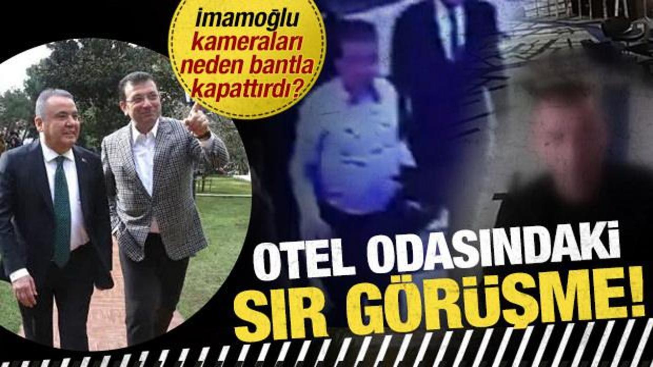 Otel odasındaki sır g&ouml;r&uuml;şme: İmamoğlu&rsquo;nun kameraları neden bantladığı ortaya &ccedil;ıktı