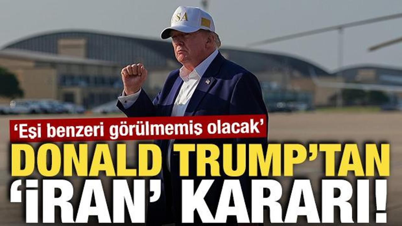 Trump son dakika duyurdu! İran'a ekonomik operasyon başlattı