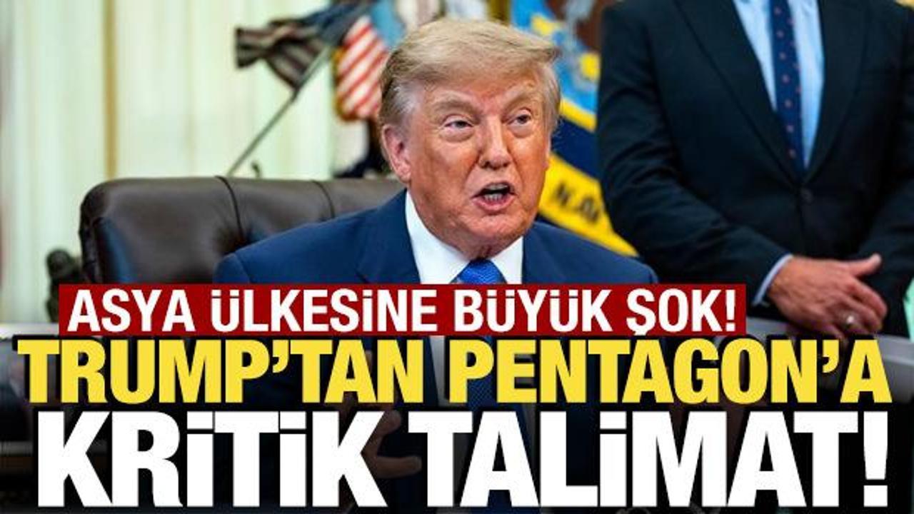 Trump'tan Pentagon'a kritik talimat! G&uuml;ney Kore'ye şok