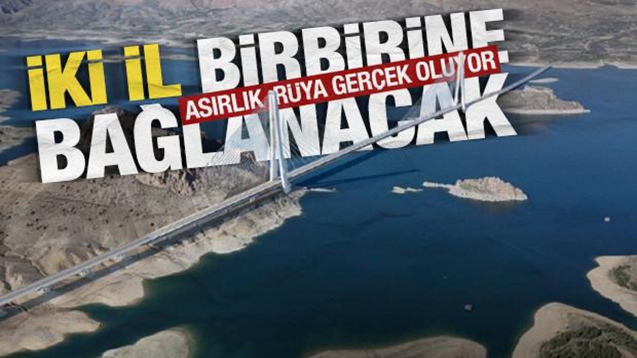 Tunceli ve Elazığ'ı bağlayacak dev proje Pertek K&ouml;pr&uuml;s&uuml; i&ccedil;in tarih verildi
