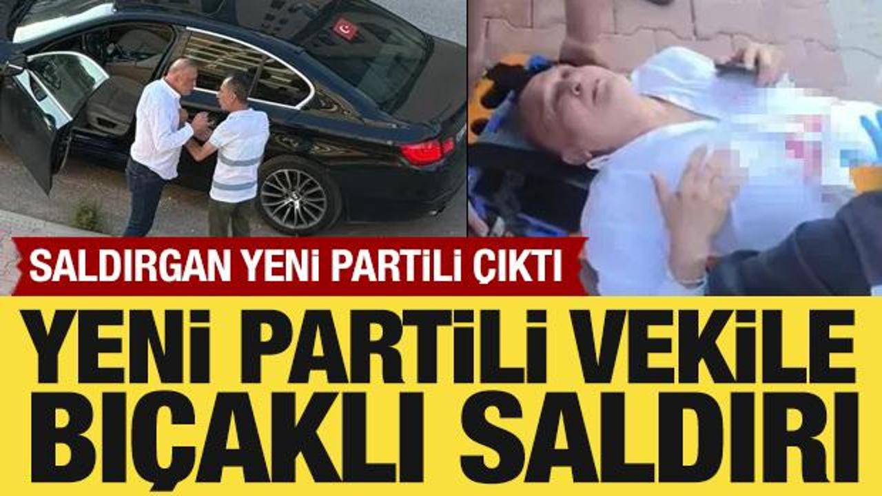 Yeni Partili vekil Melih Meri&ccedil;'e bı&ccedil;aklı saldırı: Saldırgan Yeni Partili &ccedil;ıktı