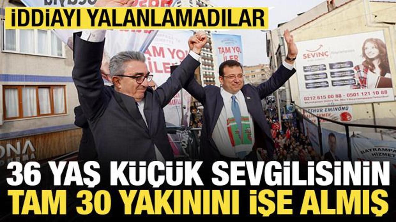 36 yaş k&uuml;&ccedil;&uuml;k sevgilisinin 30 yakınını işe almış: İddiayı yalanlamadılar
