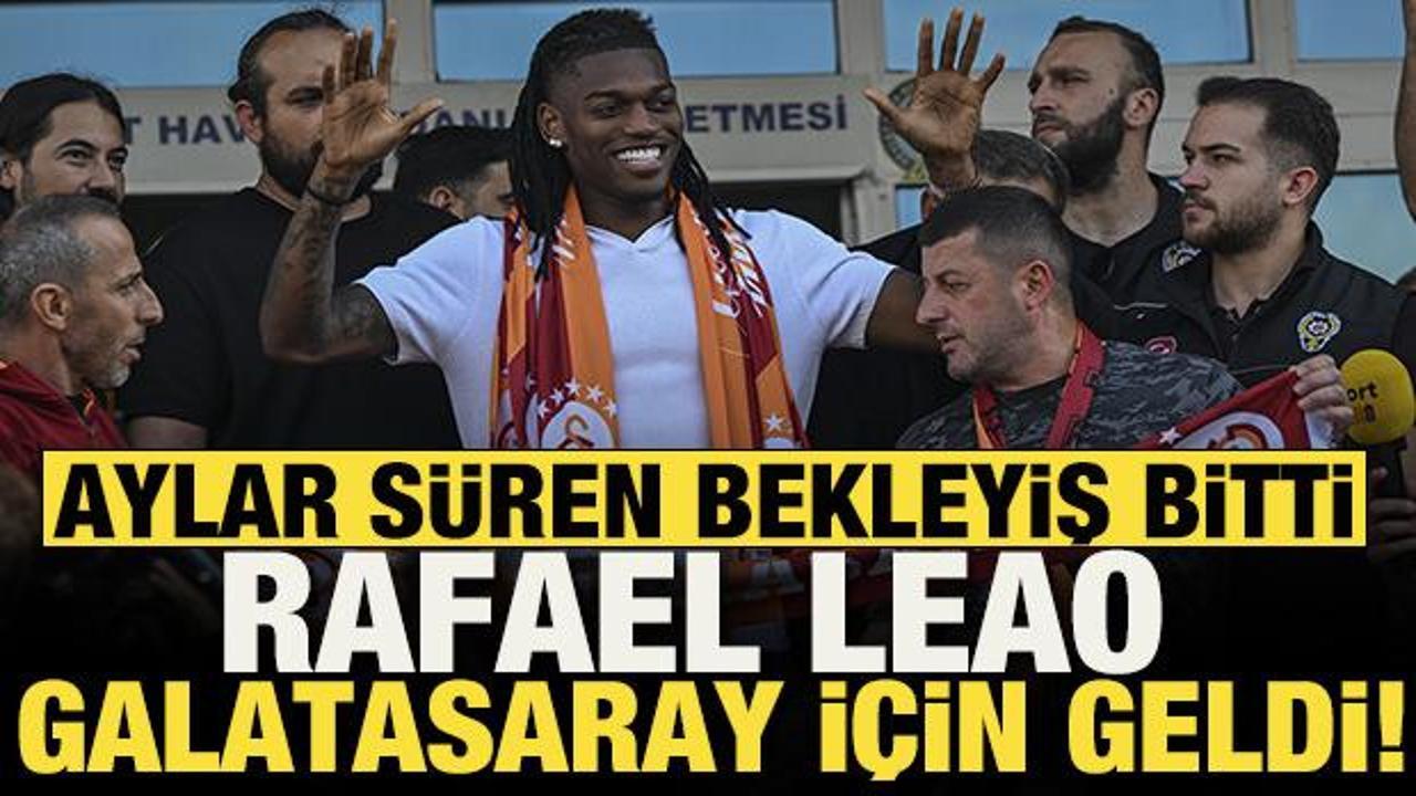 Galatasaray Rafael Leao'yu a&ccedil;ıkladı! İstanbul'a geldi
